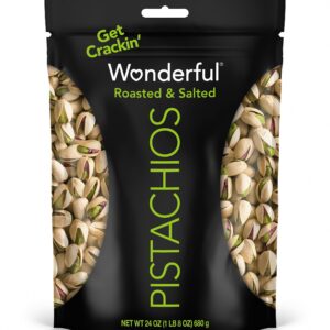 Wonderful Pistachios In-Shell Roasted & Salted Nuts (24 oz) 6sp5d
